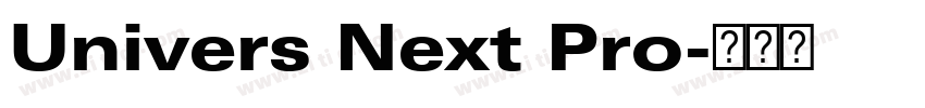 Univers Next Pro字体转换